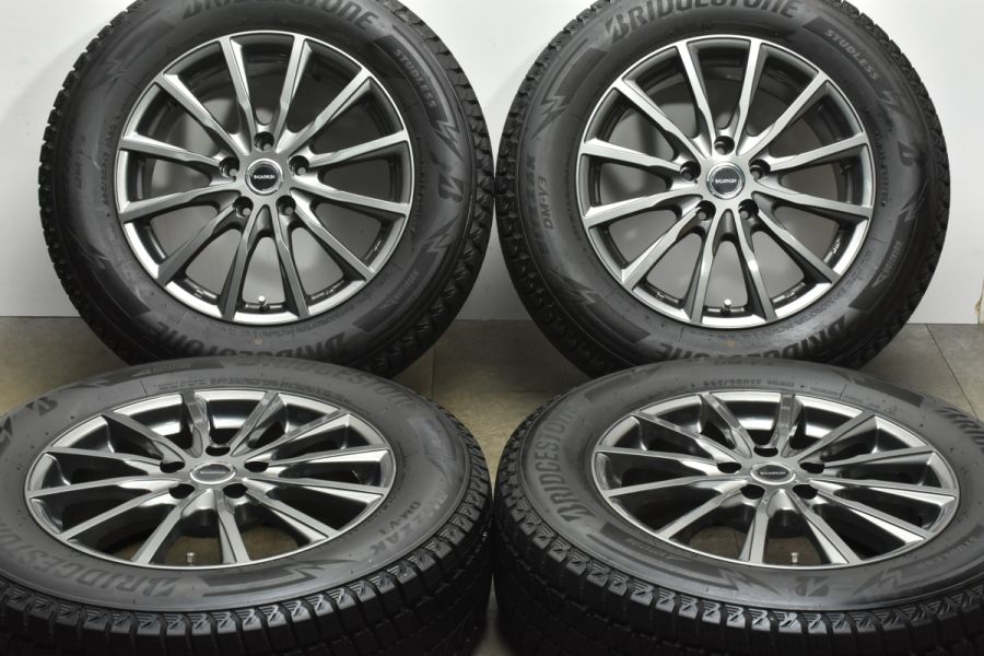 2022年製 バリ溝 DM-V3付 美品】バルミナ 17in 7J +45 PCD114.3  