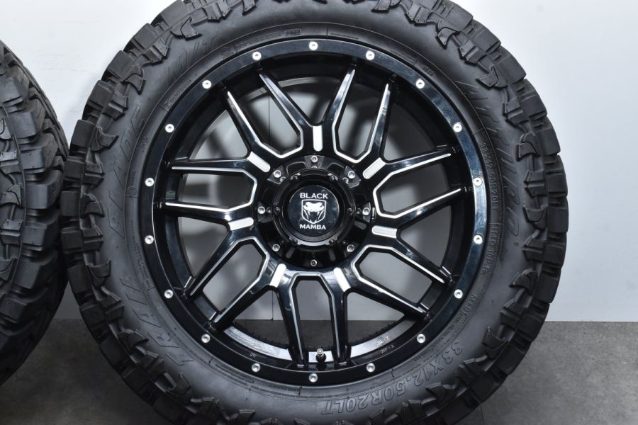 BLACK MARIA ７インチ　超美品　レア！！ バリ溝 美品】BLACK MAMBA BM7 20in 9J +45 PCD150 アチューロ