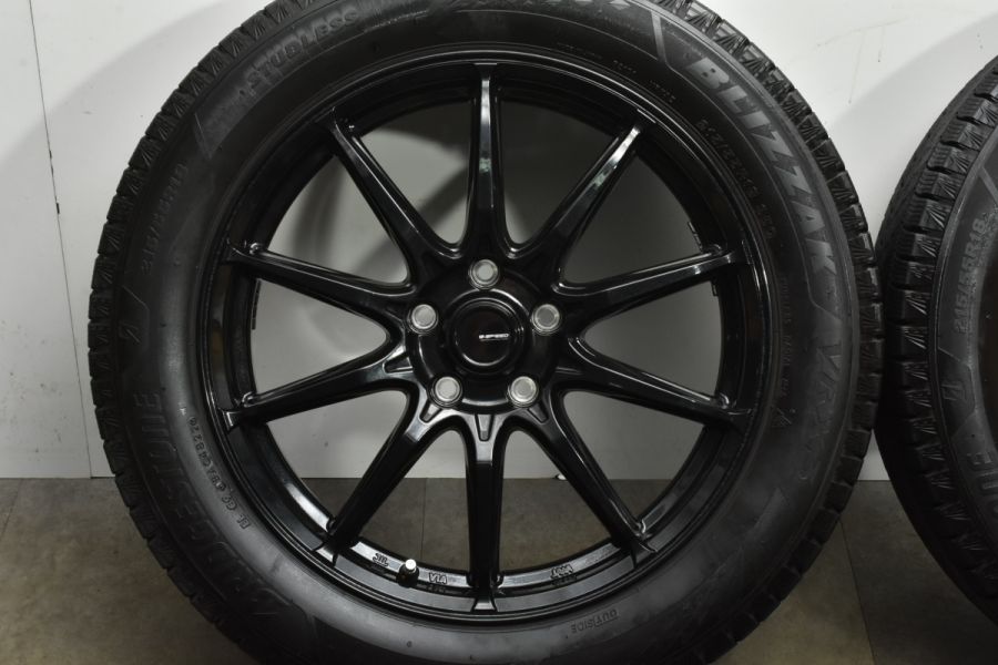 バリ溝 美品】Gスピード 18in 7J +48 PCD114.3 ブリヂストン ブリザック VRX3 215/55R18 CX-30 MX-30  スタッドレス 交換用 中古 タイヤホイールセット | パーツ販売ナンバーワン