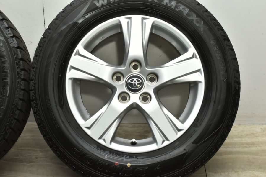 【DUNLOP WM02 215/65R16】スタッドレス【TOYOTA 30ヴェルファイア 純正ホイール 16インチ 6.5J5HPCD114.3+33】21年製 バリ溝　(MTN359) クレジットカード QRコード決済可能 DUNLOP WM02 215/65R16】スタッドレス【TOYOTA 30ヴェルファイア 純正