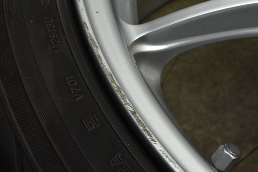 人気ホイール】ENKEI エンケイ PF01 17in 7.5J +45 PCD114.3 ヨコハマ アドバン FLEVA 215/40R17  スイフトスポーツ 中古 タイヤホイールセット | パーツ販売ナンバーワン