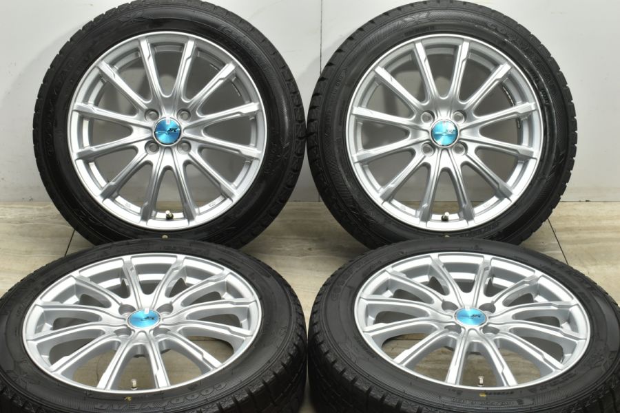 美品】ENCOUGAR 16in 6J +45 PCD100 グッドイヤー アイスナビ6 185/55R16 ヤリス フィット スイフト バレーノ  カローラフィールダー 中古 タイヤホイールセット | パーツ販売ナンバーワン