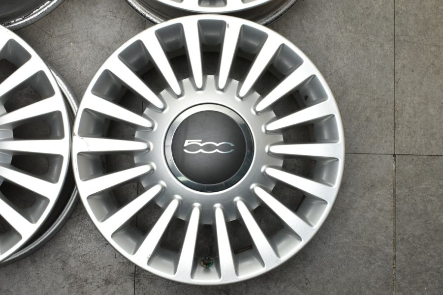 希少品】FIAT フィアット 500 純正 オプション 15in 6J +35 PCD98 4本