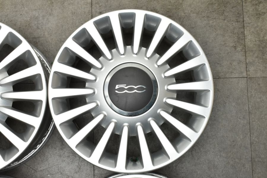 希少品】FIAT フィアット 500 純正 オプション 15in 6J +35 PCD98 4本