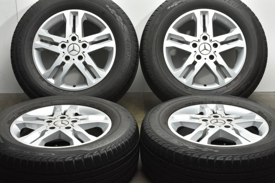 【良好ホイール】メルセデスベンツ W463 Gクラス 純正 18in 7.5J ET63 PCD130 ダンロップ 265/60R18  品番:A4634012402 G350 G320 G500