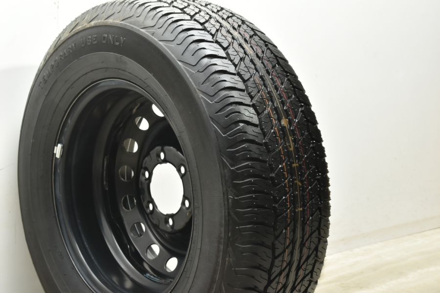 テンパータイヤ バリ溝】FJクルーザー 純正 スペアタイヤ 17in 7.5J +15 PCD139.7 ダンロップ AT20 265/70R17  115S TEMPORARY USE ONLY 中古 タイヤホイールセット | パーツ販売ナンバーワン