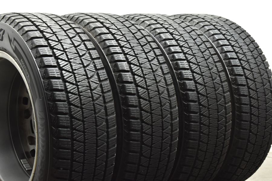 【美品】スバル SK フォレスター 純正 17in 7J +48 PCD114.3 ブリヂストン ブリザック DM-V3 225/60R17  スタッドレス 交換用