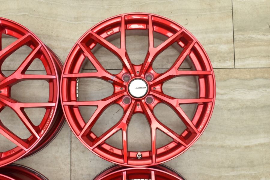 限定カラー】レオニス MX 17in 6.5J +42 PCD100 4本セット アクア