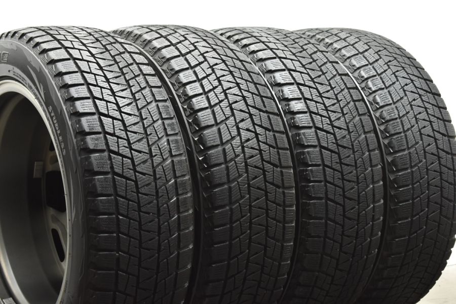 【美品】スバル SJ フォレスター 純正 18in 7J +48 PCD100 ブリヂストン ブリザック DM-V1 225/55R18 XV 流用  交換用 ノーマル戻し