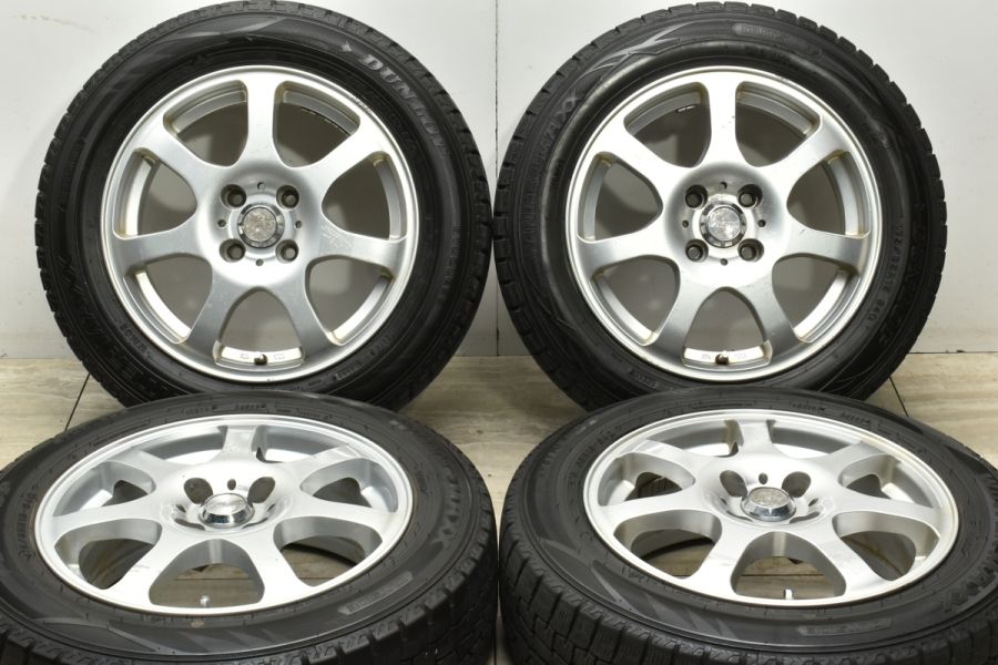 程度良好品】ACTZ 15in 6J +42 PCD100 ダンロップ ウィンターマックス WM02 175/65R15 アクア ヴィッツ フィット  キューブ スイフト - タイヤ・ホイールセット