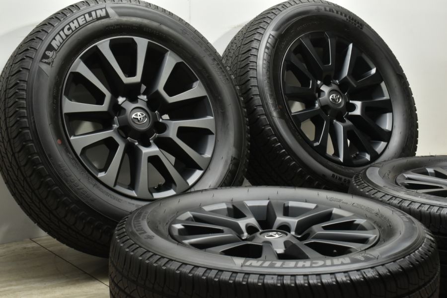 MICHELIN 18インチ サマータイヤ　新車外し　150 プラド　後期 新車外し品】トヨタ 150 プラド マットブラックエディション 純正 18in