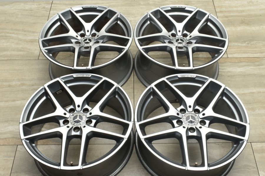 美品 正規品】メルセデスベンツ X253 C253 GLC AMG 純正 19in 8J+38 9J+20 PCD112 A2534011800  A2534013100 4本SET SUV クーペ 中古 ホイールのみ | パーツ販売ナンバーワン