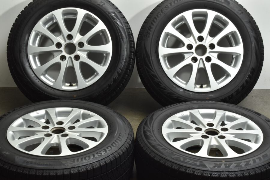 【VRX2付】ノア ヴォクシー等に 15in 6.5J+48 ブリヂストン ブリザック 195/65R15 エスクァイア ステップワゴン プレマシー