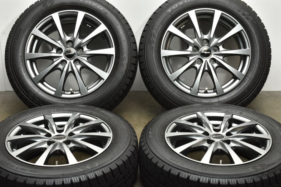 バリ溝 美品】エクシーダー 15in 6J +43 PCD100 トーヨー ガリット GIZ 