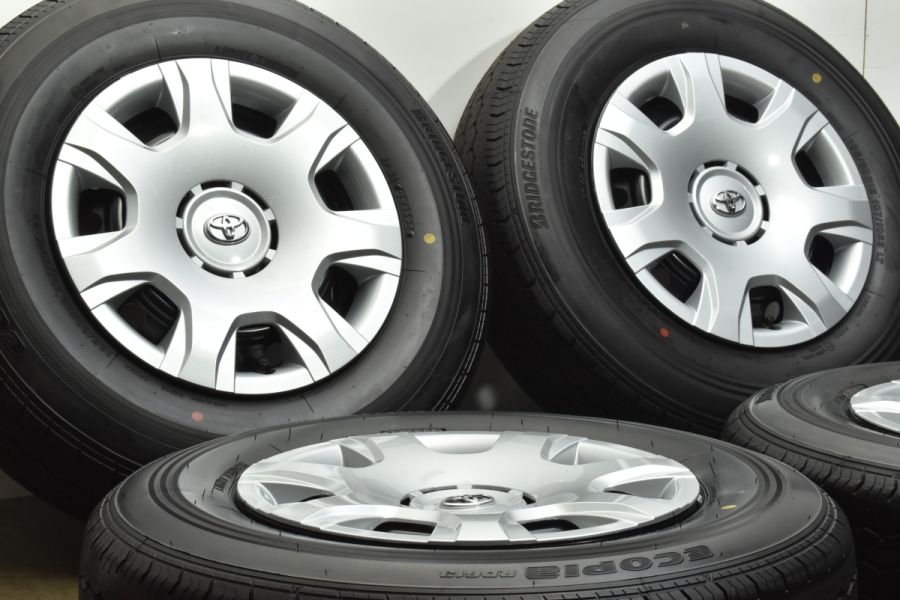 2024年製 新車外し バリ溝 美品】トヨタ 200 ハイエース 純正 15in 6J  