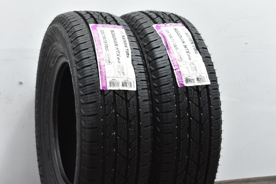 【未使用品】ネクセン ローディアン HTX RH5 225/70R15 2本セット スズキ ジムニーシエラ イボ・ライン付き 交換用