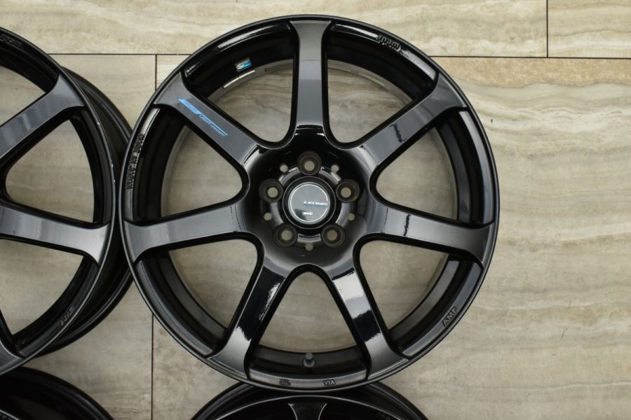 レオニス ナヴィア07 17in 7J +47 PCD100 4本セット 86 プリウス