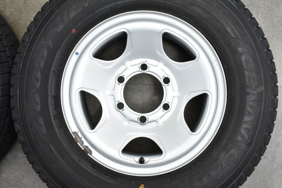 バリ溝 スタッドレス付】TOPY S54A 15in 6J+31 PCD139.7 グッドイヤー