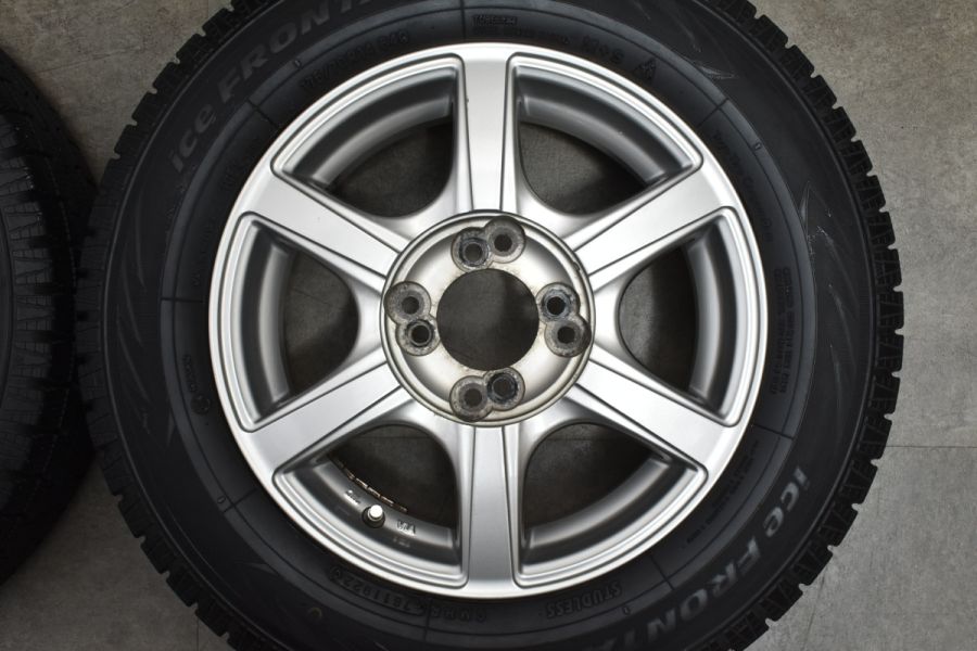 スタッドレス アルミホイールセット 中古4本 175/70R14 アクア