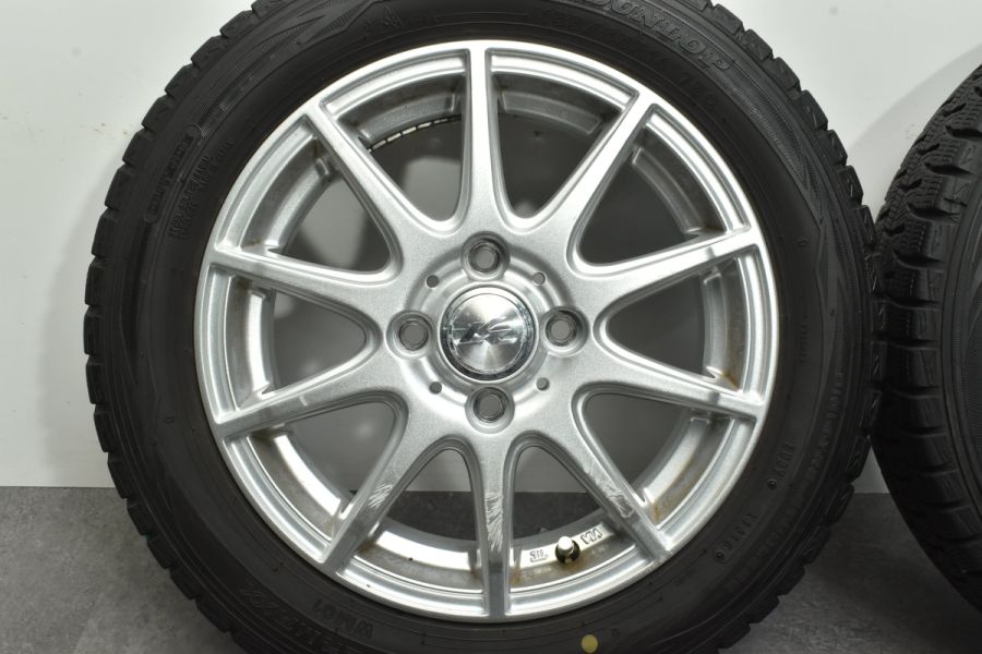 軽自動車サイズ】Weds KRAIT II 14in 4.5J +45 PCD100 ダンロップ 