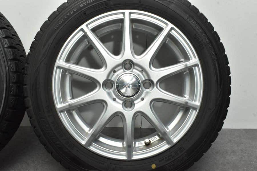 軽自動車サイズ】Weds KRAIT II 14in 4.5J +45 PCD100