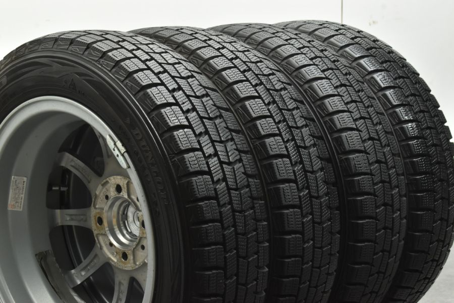 軽自動車サイズ】Weds KRAIT II 14in 4.5J +45 PCD100 ダンロップ 