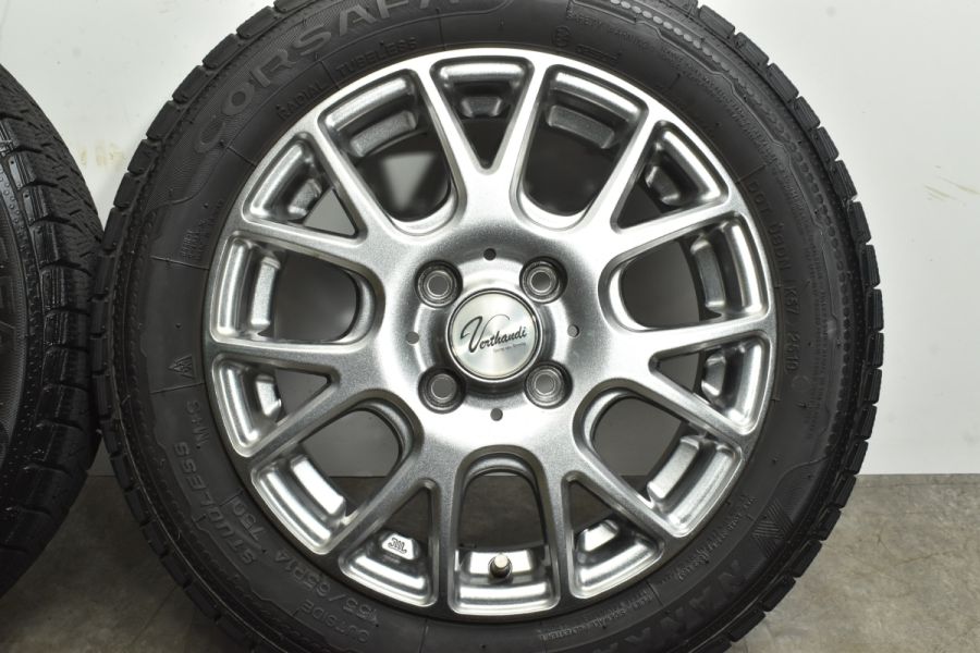 美品】ヴェルサンディ 14in 4.5J +45 PCD100 ナンカン コルサファ 155 