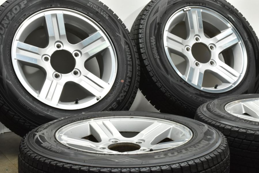 【良好品】スズキ JB23 ジムニー 純正 16in 5.5J +22 PCD139.7 ダンロップ ウィンターマックス SJ8 175/80R16  JB64 JA12 JA22 流用 交換用