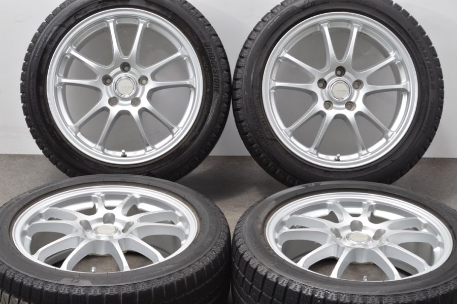 程度良好品】エコフォルム 17in 7J +53 PCD114.3 ブリヂストン アイス 