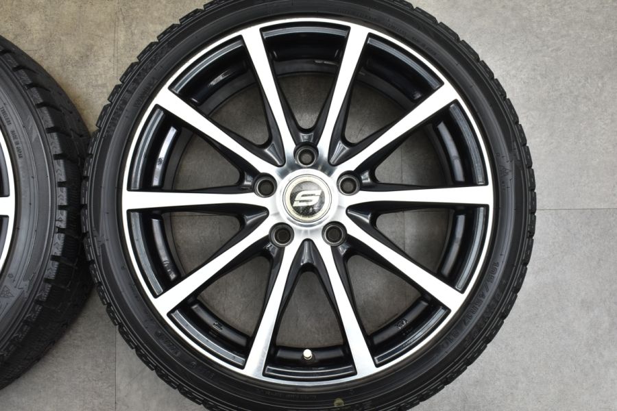 程度良好品】ストレンジャー 17in 7J +53 PCD114.3 ダンロップ