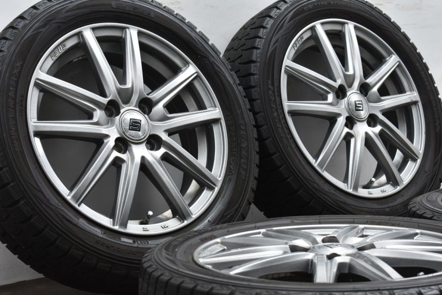 程度良好】SEIN 15in 4.5J+45 PCD100 ダンロップ WM01 165/60R15 デリカミニ ソリオ ハスラー  フレアクロスオーバー キャストアクティバ 中古 スタッドレスタイヤホイールセット | パーツ販売ナンバーワン