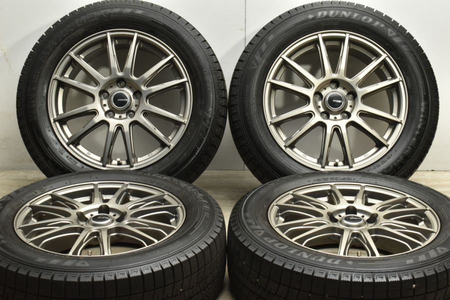 バリ溝 WM03付 美品】RANBROS 17in 7J +48 114.3 2022年製 ダンロップ ウインターマックス03 215/60R17  C-HR カローラクロス オデッセイ 中古 スタッドレスタイヤホイールセット | パーツ販売ナンバーワン