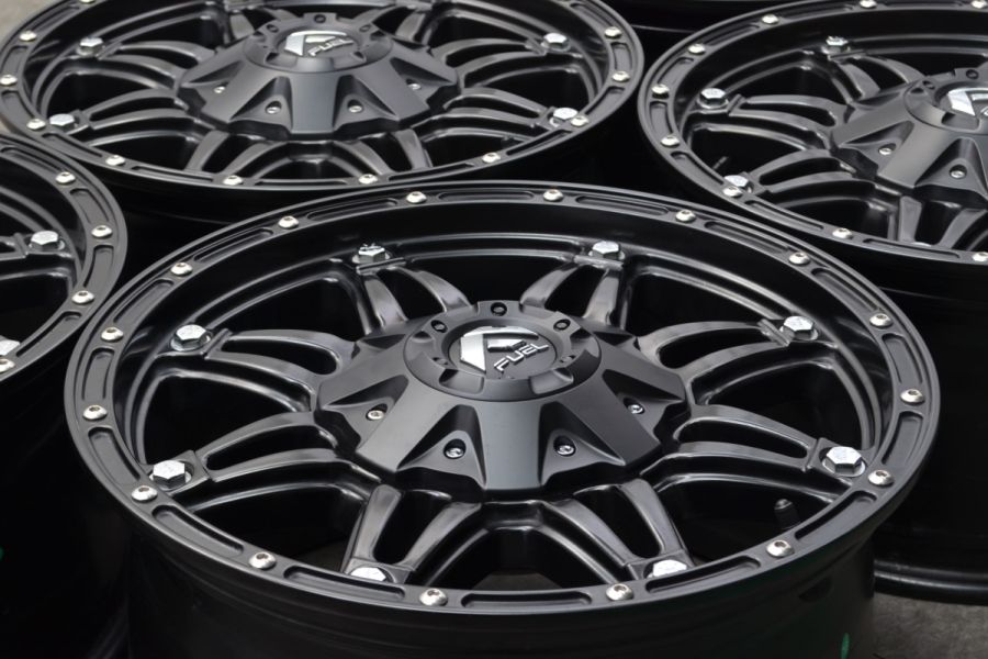 美品】FUEL D531 HOSTAGE 17in 8.5J +38 PCD110/127 5本セット