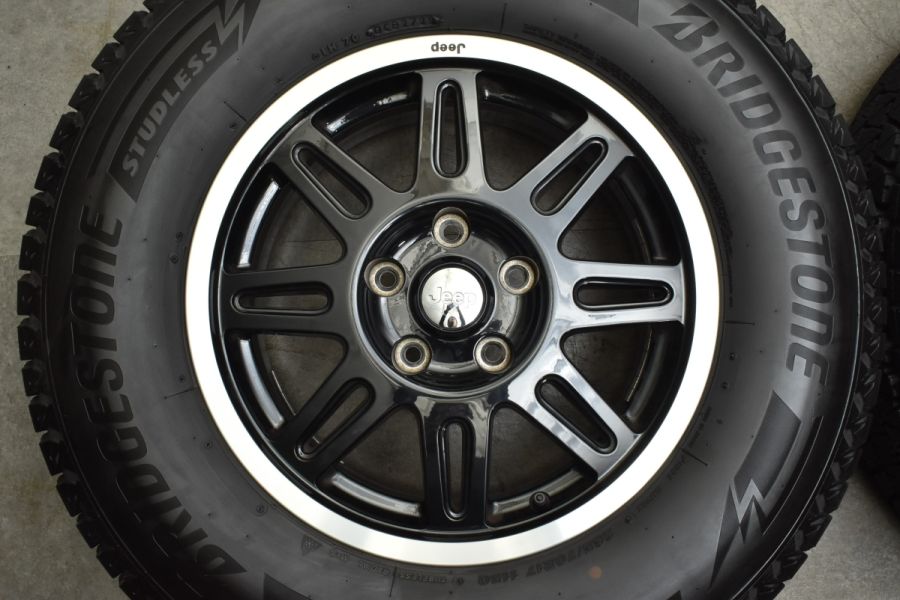 JEEP 純正OPホイール ＋ スタッドレスタイヤ265/70R17 4本セット