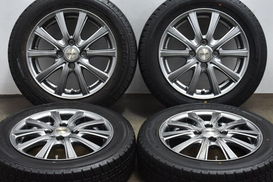 バリ溝 2022年製】VEX 14in 4.5J +45 PCD100 グッドイヤー アイスナビ7 
