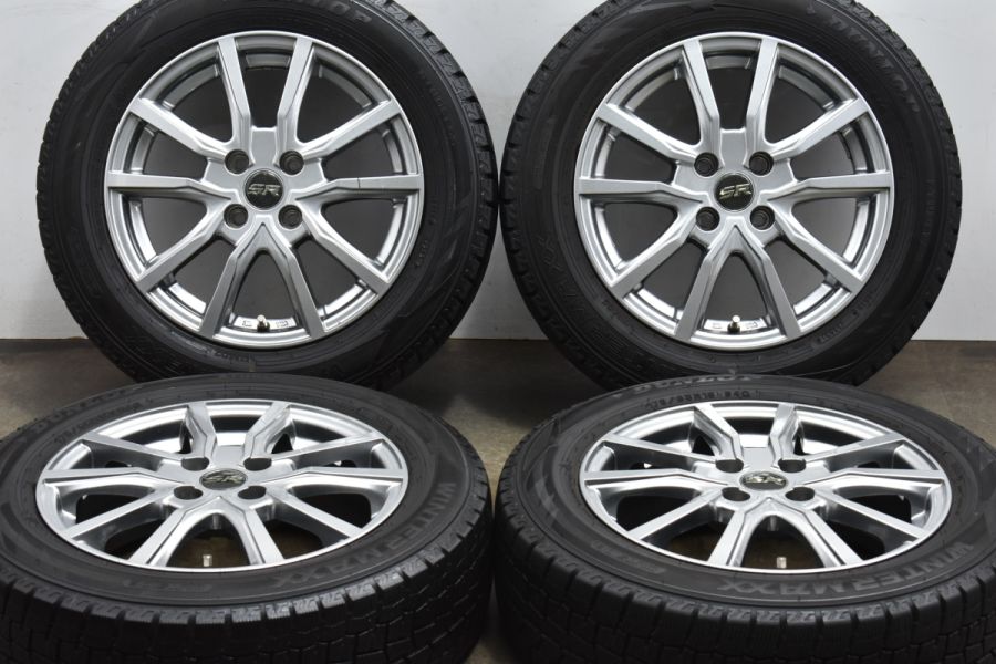 バリ溝】SR 15in 5.5J +42 PCD100 ダンロップ WM02 175/65R15 アクア ヴィッツ カローラ フィールダー フィット  キューブ スイフト 中古 スタッドレスタイヤホイールセット | パーツ販売ナンバーワン