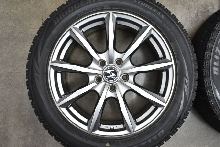 バリ溝】ストレンジャー 18in 7.5J +45 PCD114.3 ブリヂストン