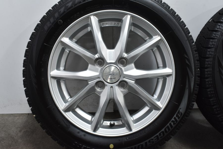 バリ溝】ユーロスピード SPIDER 14in 4.5J +43 PCD100 ブリヂストン