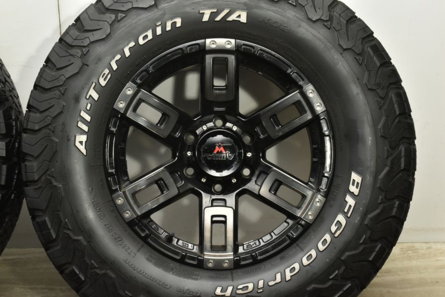 美品 ホワイトレター】MCLIMB カノン 17in 8J +20 PCD139.7 BF Goodrich All-Terrain T/A KO2  285/70R17 プラド ハイラックス サーフ FJ 中古 タイヤホイールセット | パーツ販売ナンバーワン