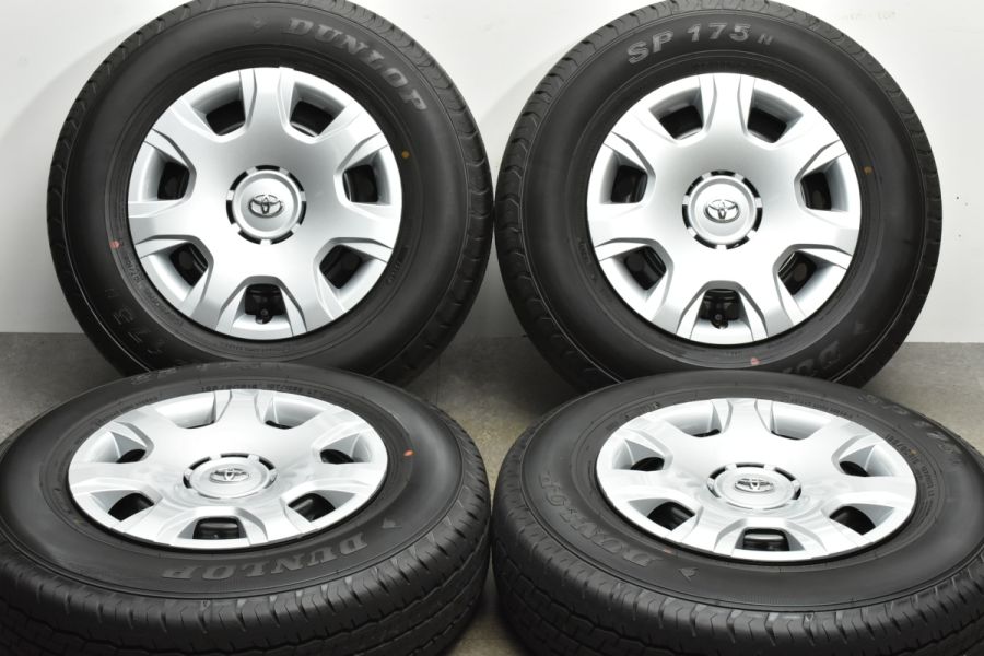 ファッション人気ブランドランキング ☆新車外し24年製・イボ残り☆ハイエース 純正ホイール&DUNLOP 4 タイヤ・ホイール