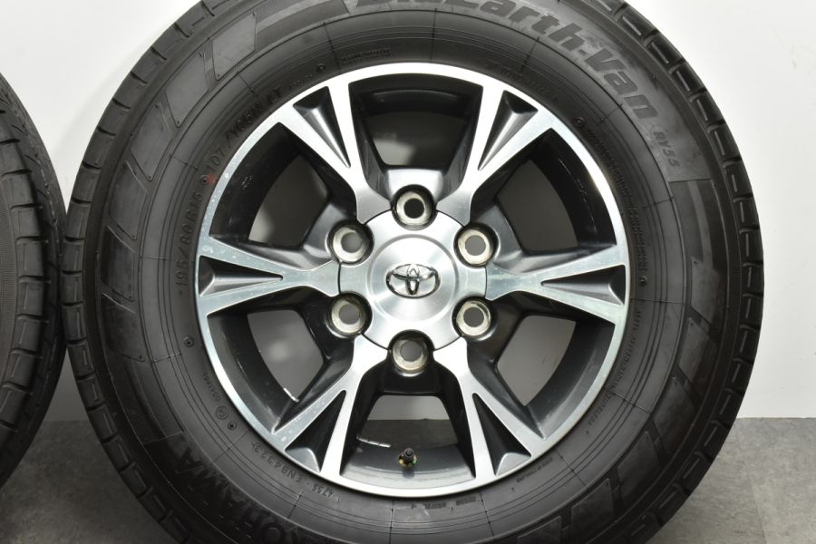 トヨタ純正 200系 ハイエース アルミホイール 195/80R15 ハイエース 200系 純正オプション アルミ 15インチ 2025年