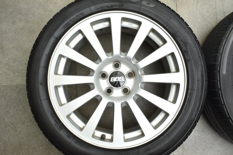 スバル BBS 鍛造 17×7J +55 PCD100 5穴 215/45R17 BBS製 鍛造品】スバル レガシィ 純正オプション 17in 7J +55