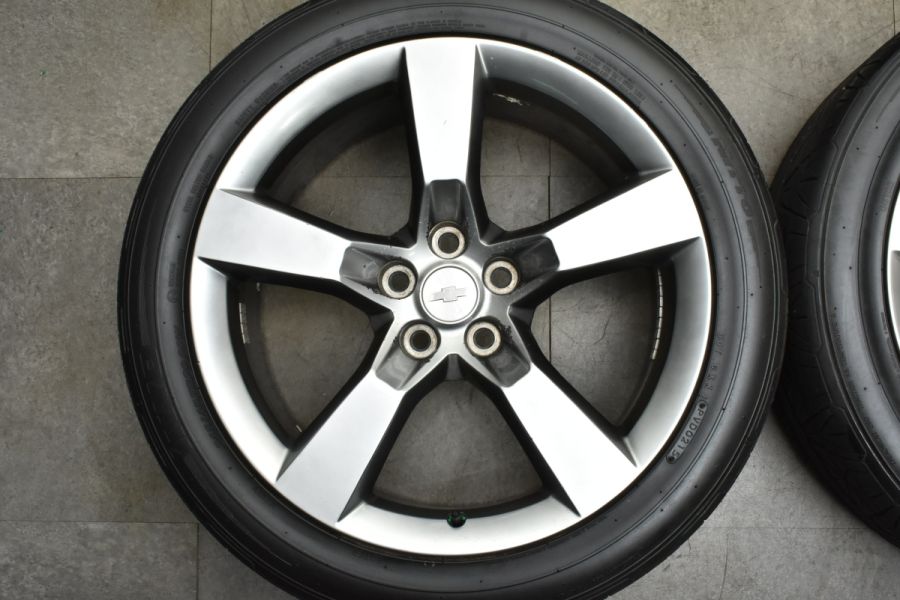 品質のいい 正規品】シボレー カマロ PCD120 +40 9J +35 8J 20in 純正 SS タイヤ・ホイール