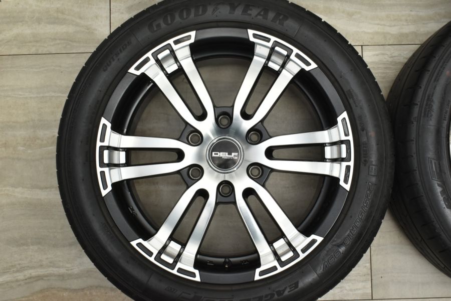 ホイールのみ販売可能】DELF 02 18in 7.5J+35 PCD139.7