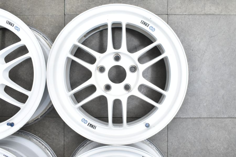 希少カラー ホワイト】エンケイ ENKEI RPF1 17in 7.5J +48 PCD114.3 4