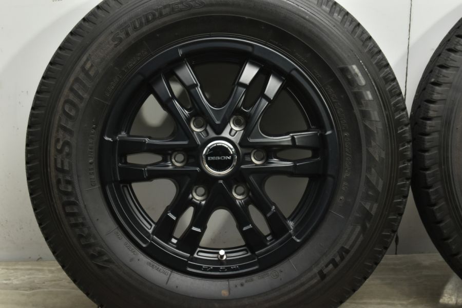 程度良好品】BISON 15in 6J +33 PCD139.7 ブリヂストン 程度良好品】BISON 15in 6J +33 PCD139.7 ブリヂストン