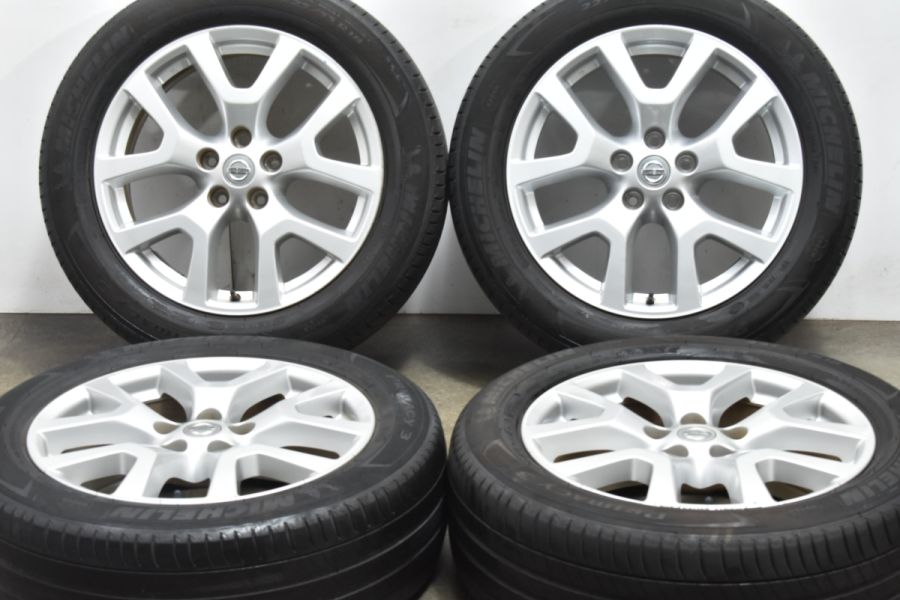 日産 ニッサン T31 エクストレイル 後期 純正 18in 7J ホイール4本 程度良好品】ニッサン T31 エクストレイル 後期 純正 18in 7J+40