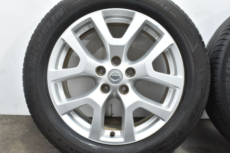 日産 ニッサン T31 エクストレイル 後期 純正 18in 7J ホイール4本 良好品】ニッサン T31 エクストレイル 後期 純正 18in 7J +40 PCD114.3