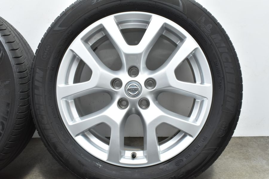 日産 ニッサン T31 エクストレイル 後期 純正 18in 7J ホイール4本 4本SET 会社宛 送料無料 18×7J 日産 エクストレイル 純正 アルミ