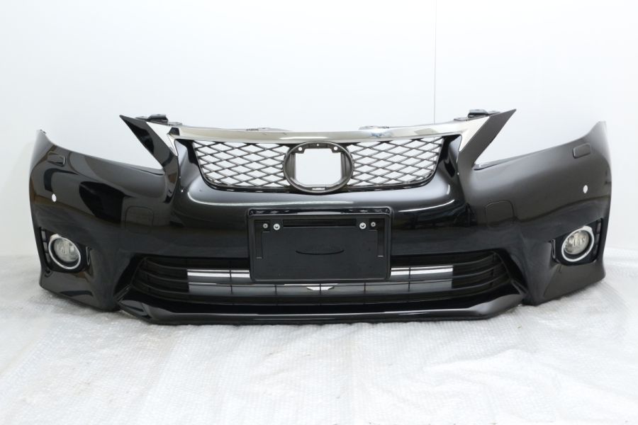 B3-7　レクサスCT200ｈ　前期　ZWA10　純正フロントバンパ－グリル・・ロワグリル・ウォッシャー付き　52119-76010 レクサス CT200h Version C(ZWA10)前期 フロントバンパー 後期純正 F